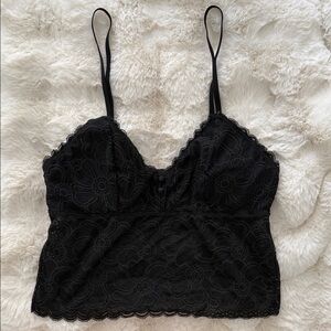 Black Lace Cami Top